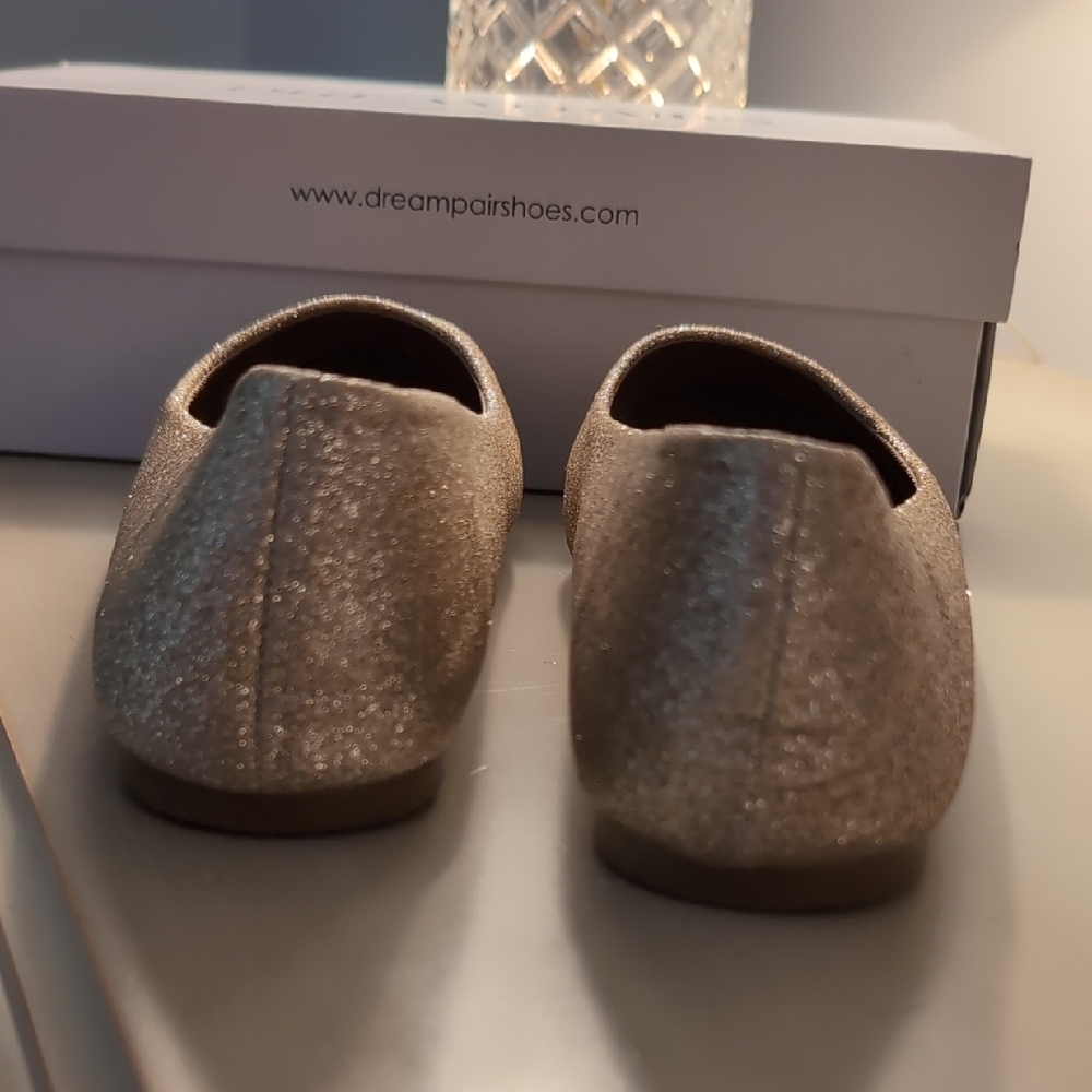 Dreampairs Gold Glitter Flats - Picture 5 of 7